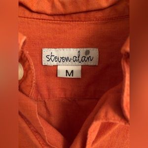 Steven Alan Orange Button-Down Shirt (M)